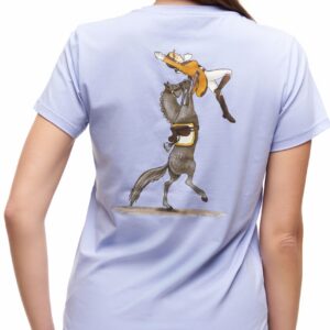 Женская футболка New Collection (светло-голубой)